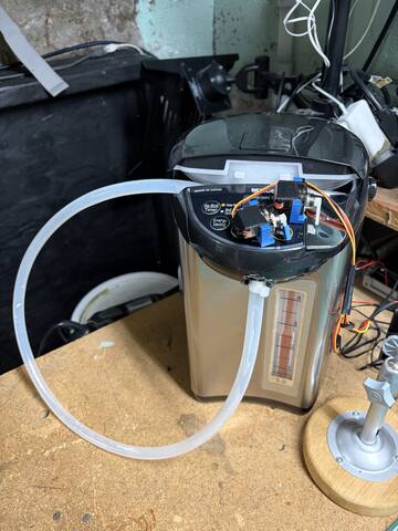 Recirculation loop into the Tiger's fill opening